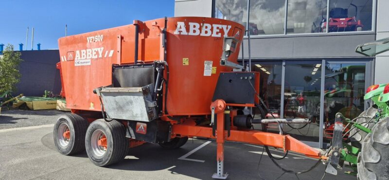 Abbey VF1500T 15m3 Twin Auger Tandem Mixer Wagon